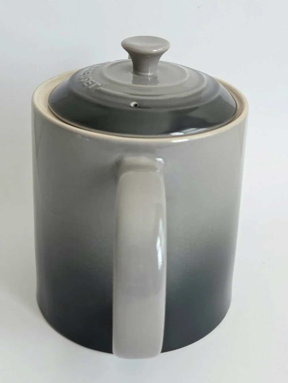 Le Creuset Grand Teapot 1.3 Liter FLINT GRAY Stoneware 2nd Choice